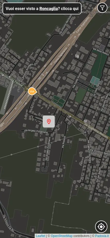 Map marker advertising example