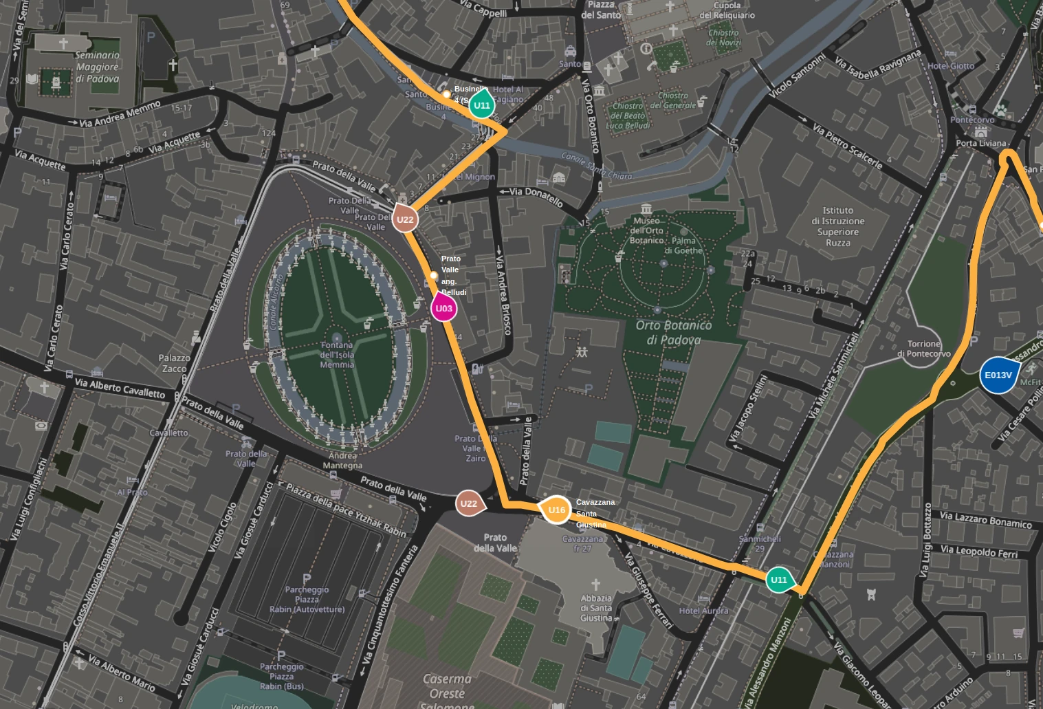 Desktop map view