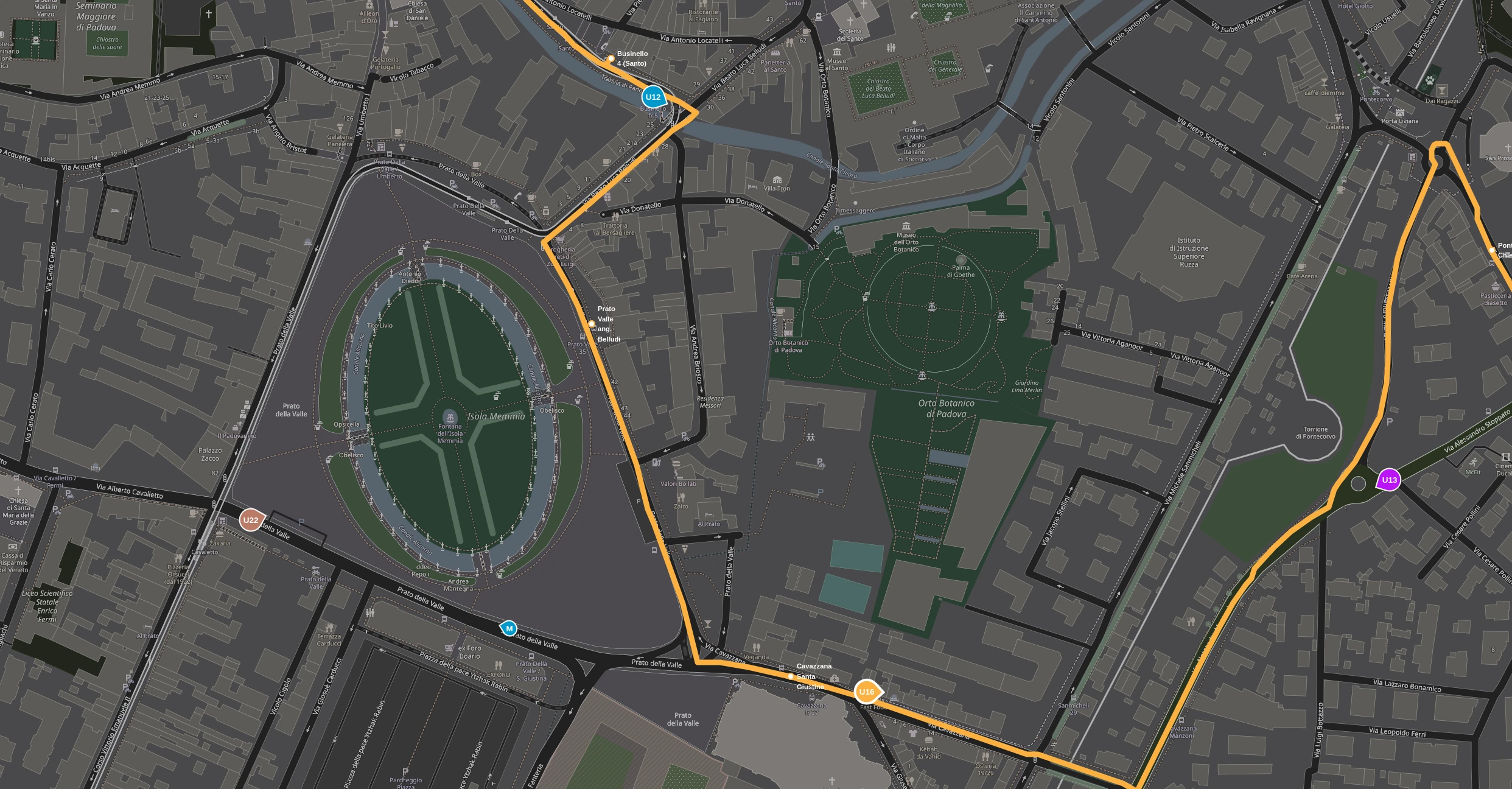 Desktop map view
